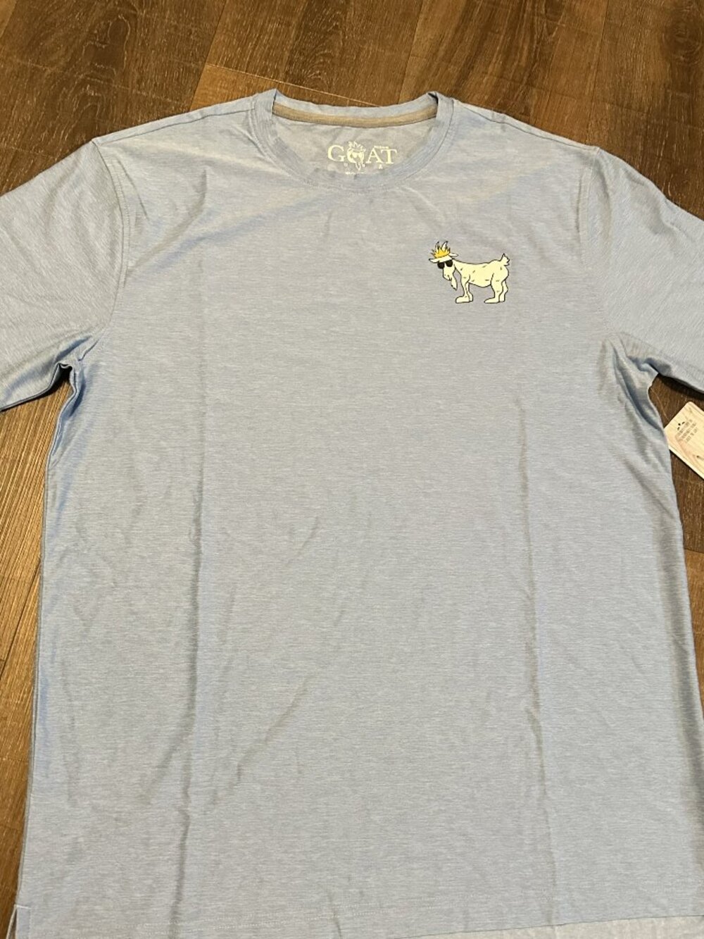 Mens GOAT T-Shirt Size Medium Carolina Blue